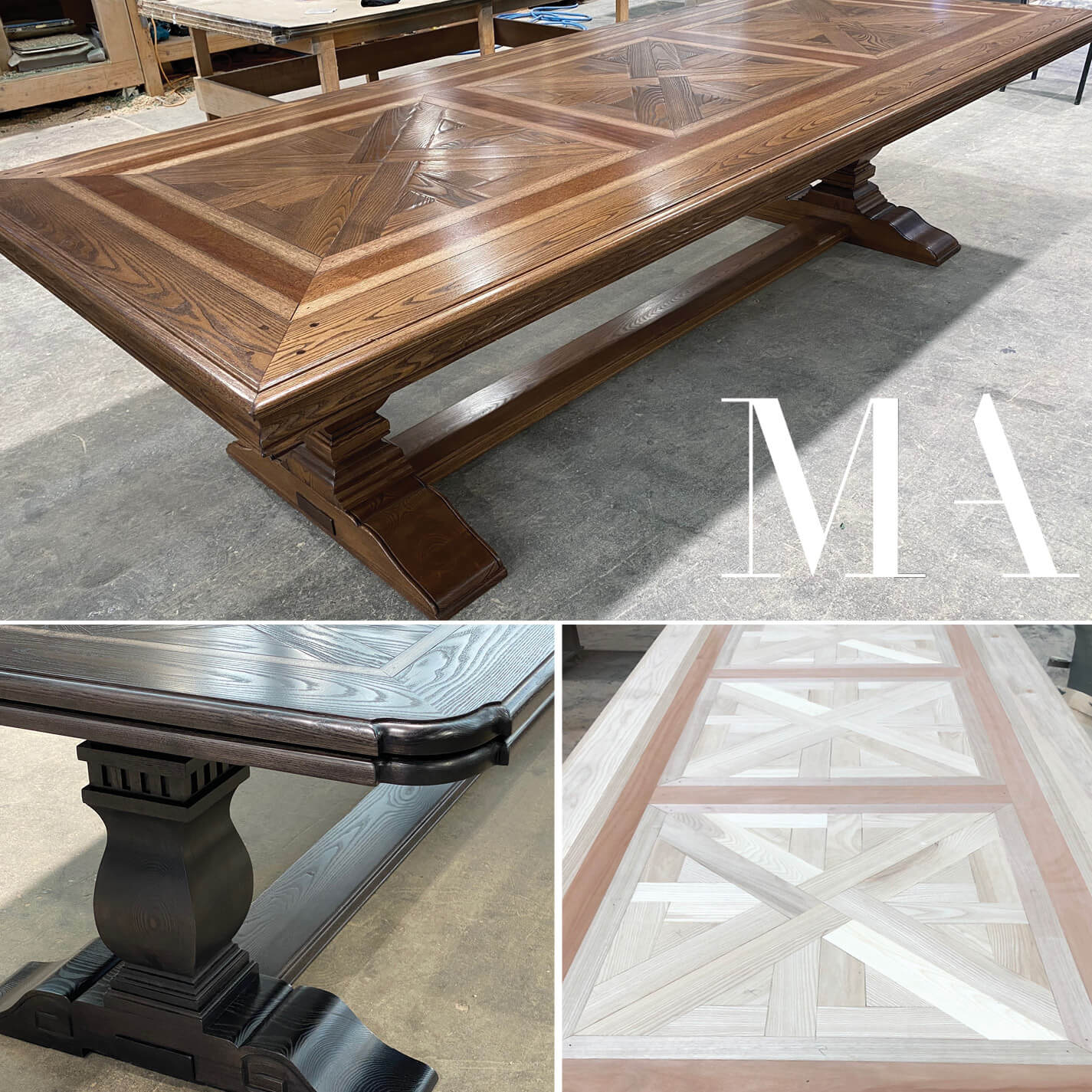 Parquetry Dining Tables – December 10th 2020